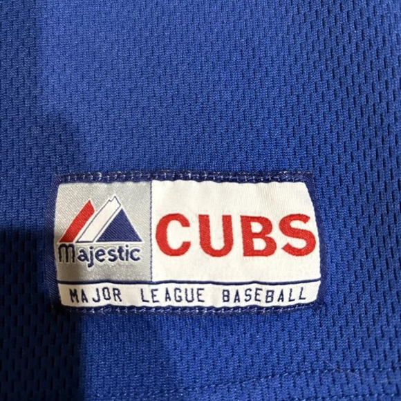 Men's Chicago Cubs MLB Magestic Jersey Pullover Jersey Authentic Size L/XL? - Picture 4 of 4